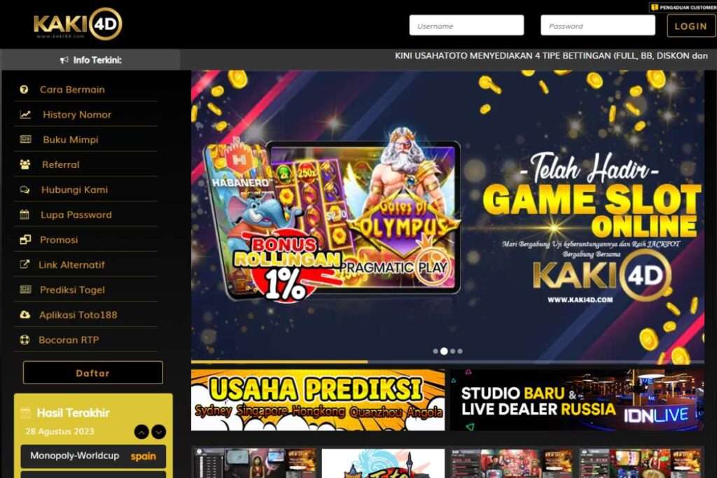 situs togel kaki4d situs terbaik rekomendasi Polisi Toto